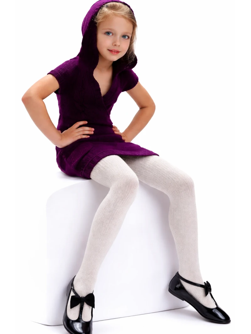 Detské pančušky Agatka Ecru- smotanovo biela