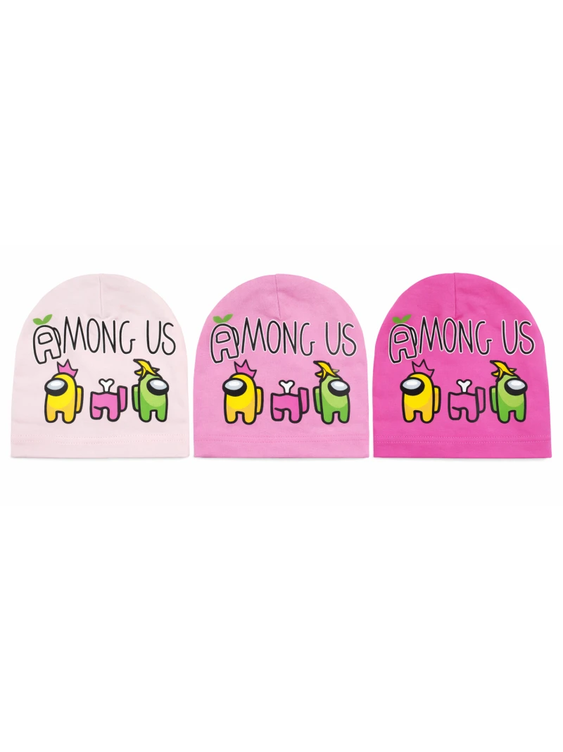 Prechodná čiapka Among us- cyklamén