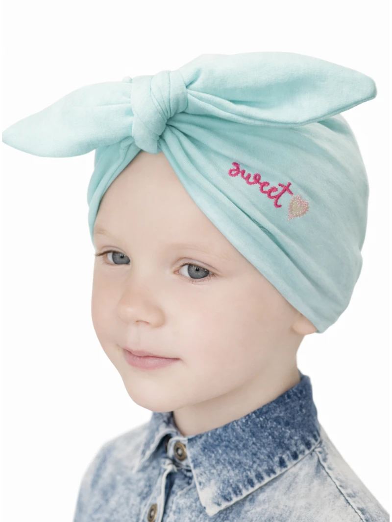 Dievčenský turban 2 farby