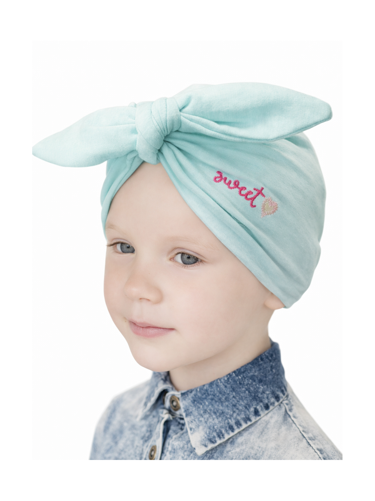 Dievčenský turban 2 farby