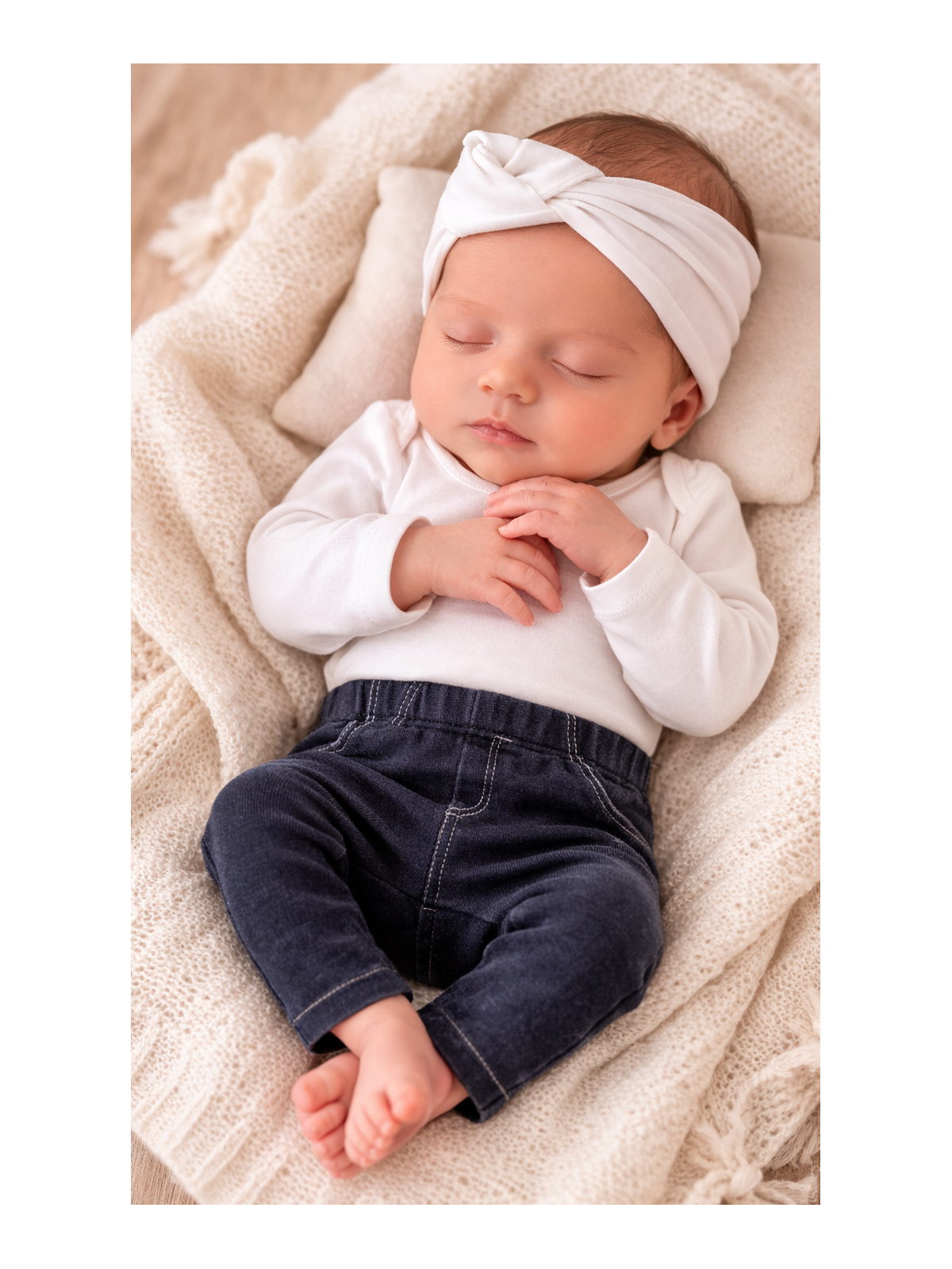 Detské baby riflové nohavice