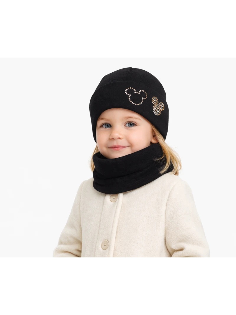 Dvojvrstvová prechodná čiapka s nákrčníkom 2 farby