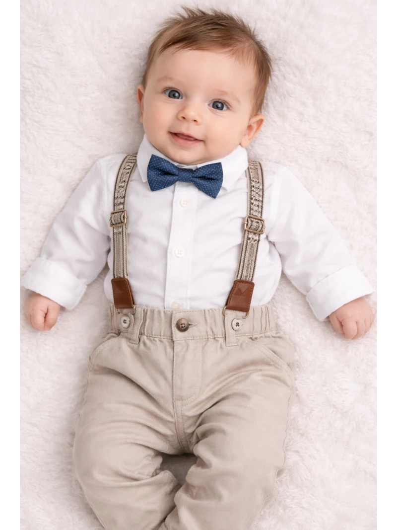 Chlapčenská košeľa s motýlikom