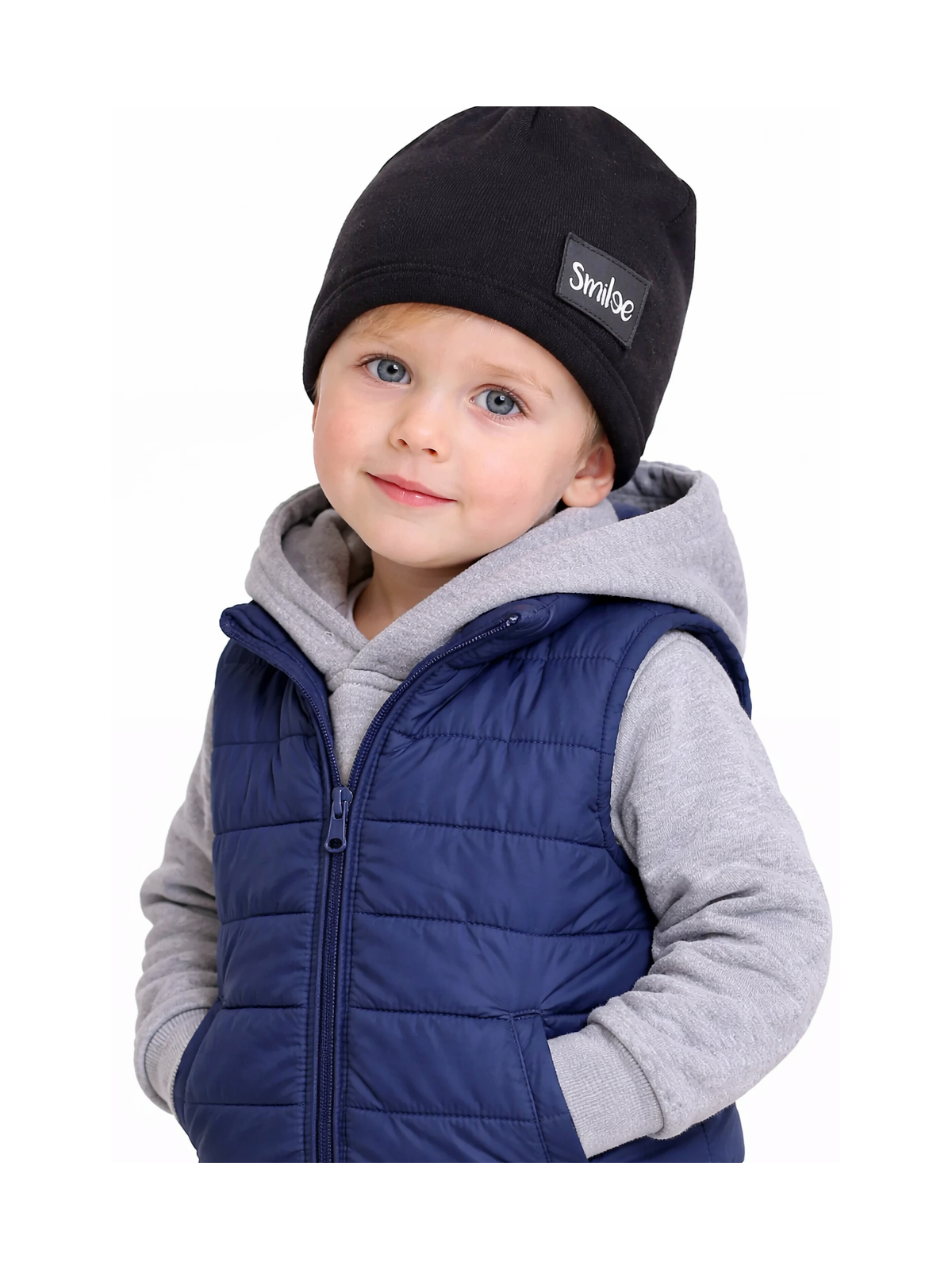 Detská čiapka prechodná dve farby