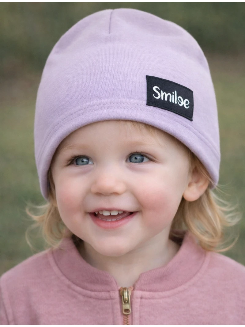 Dievčenská čiapka prechodná dve farby