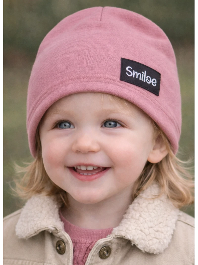 Dievčenská čiapka prechodná dve farby