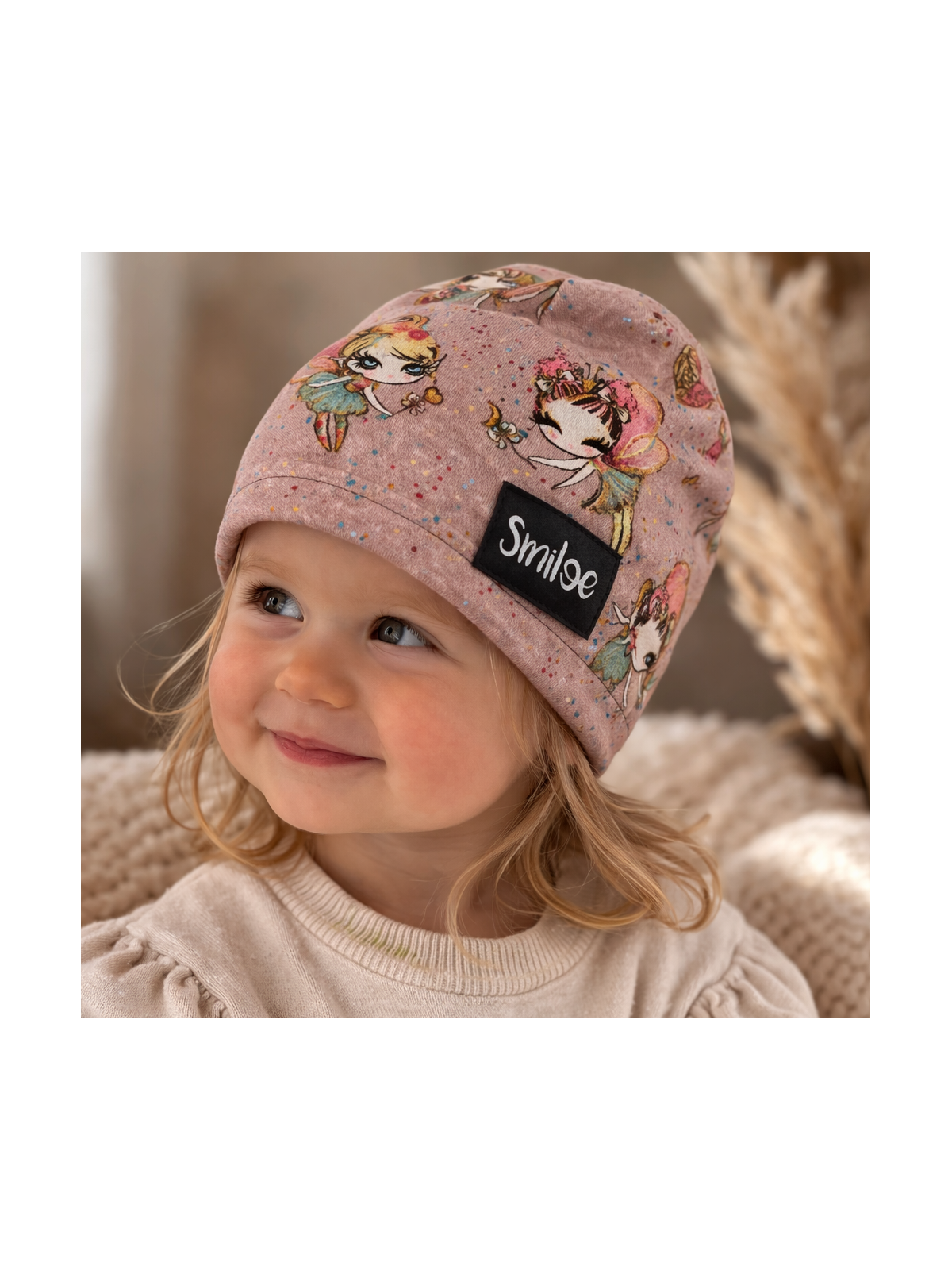 Dievčenská čiapka mierne zateplená