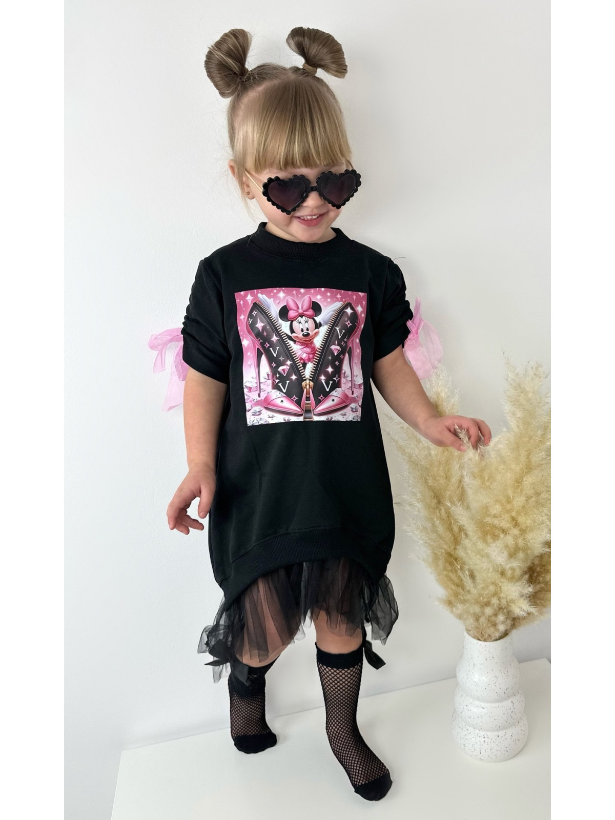 Dievčenské šaty s tylom