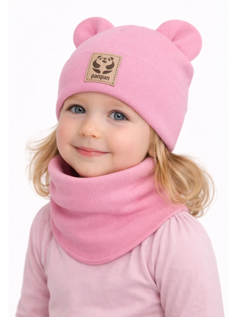 Detská prechodná čiapka s nákrčníkom viac farieb