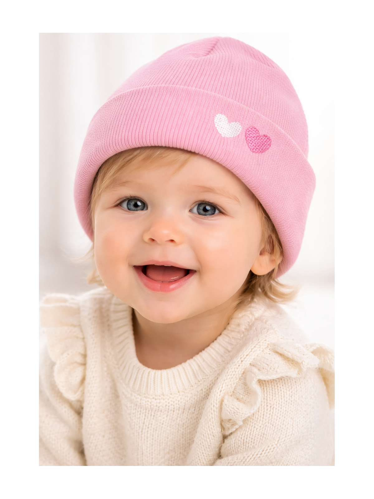 Dievčenská čiapka zateplená flisom 2 farby