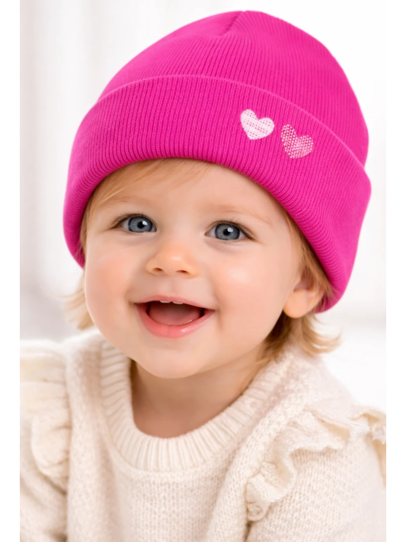 Dievčenská čiapka zateplená flisom 2 farby