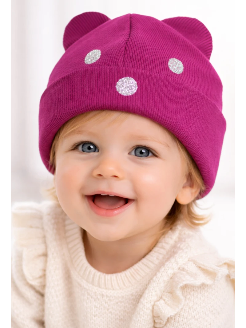 Dievčenská čiapka zateplená flisom