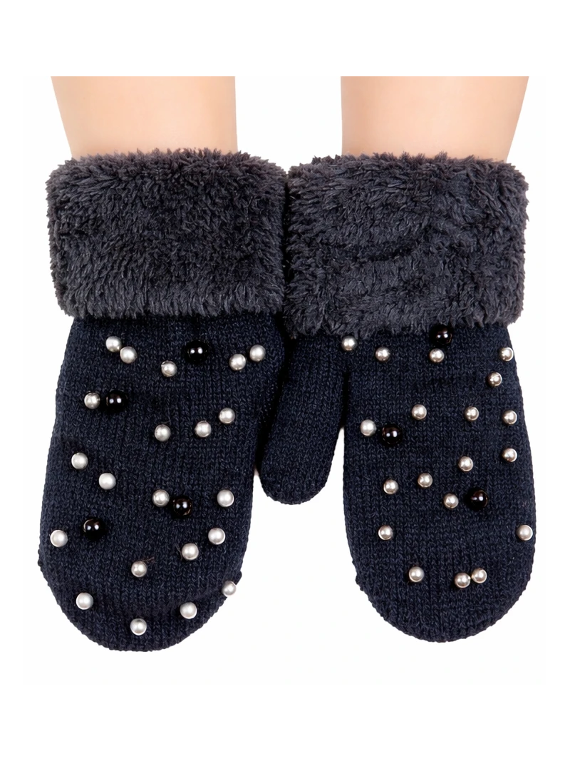 Dievčenské zimné rukavice s gorálkami