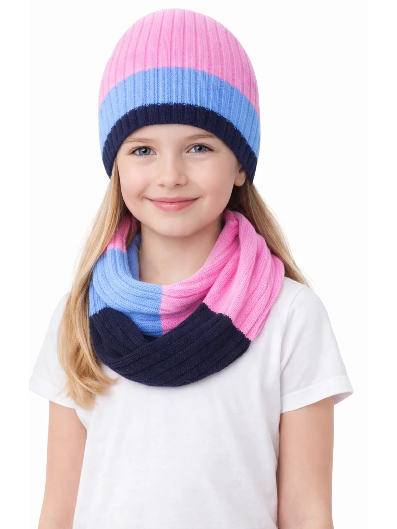 Set čiapka a tunel vhodné až po dospelosť