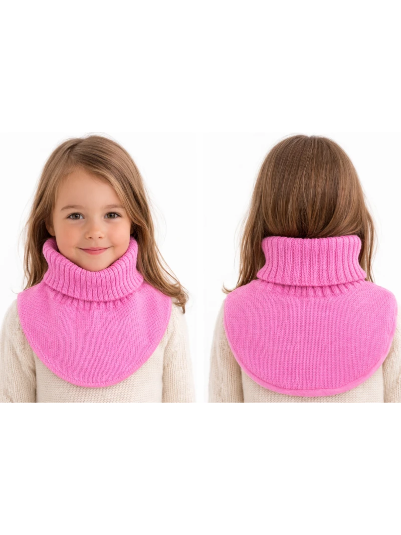 Detský podšitý zimný nákrčník cyklamén