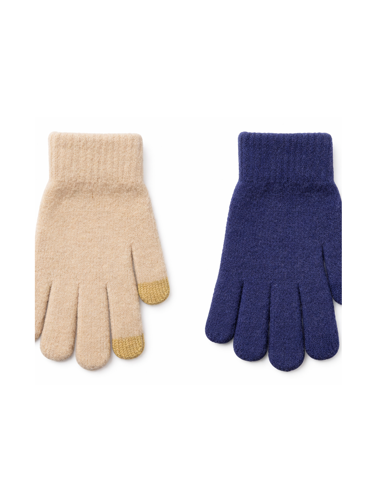 Dievčenské rukavice prstové dve farby