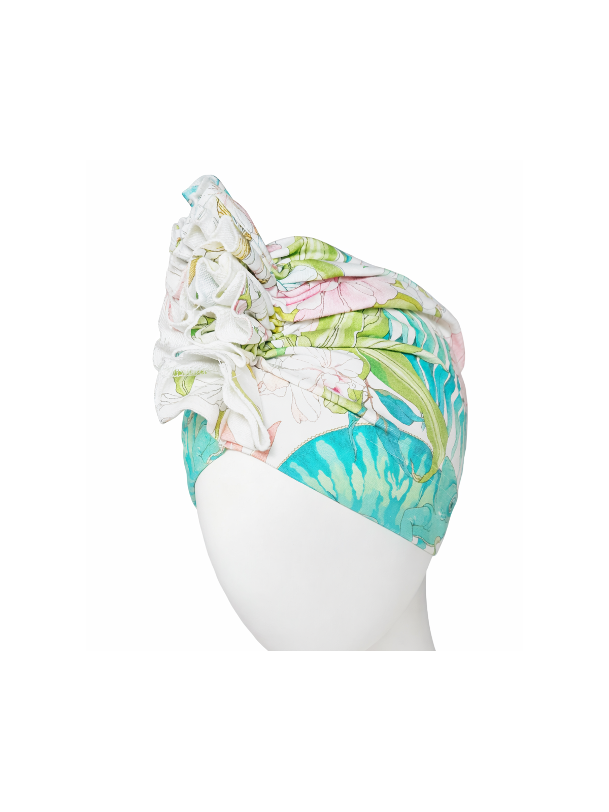 Turban pre dievča kvetinový