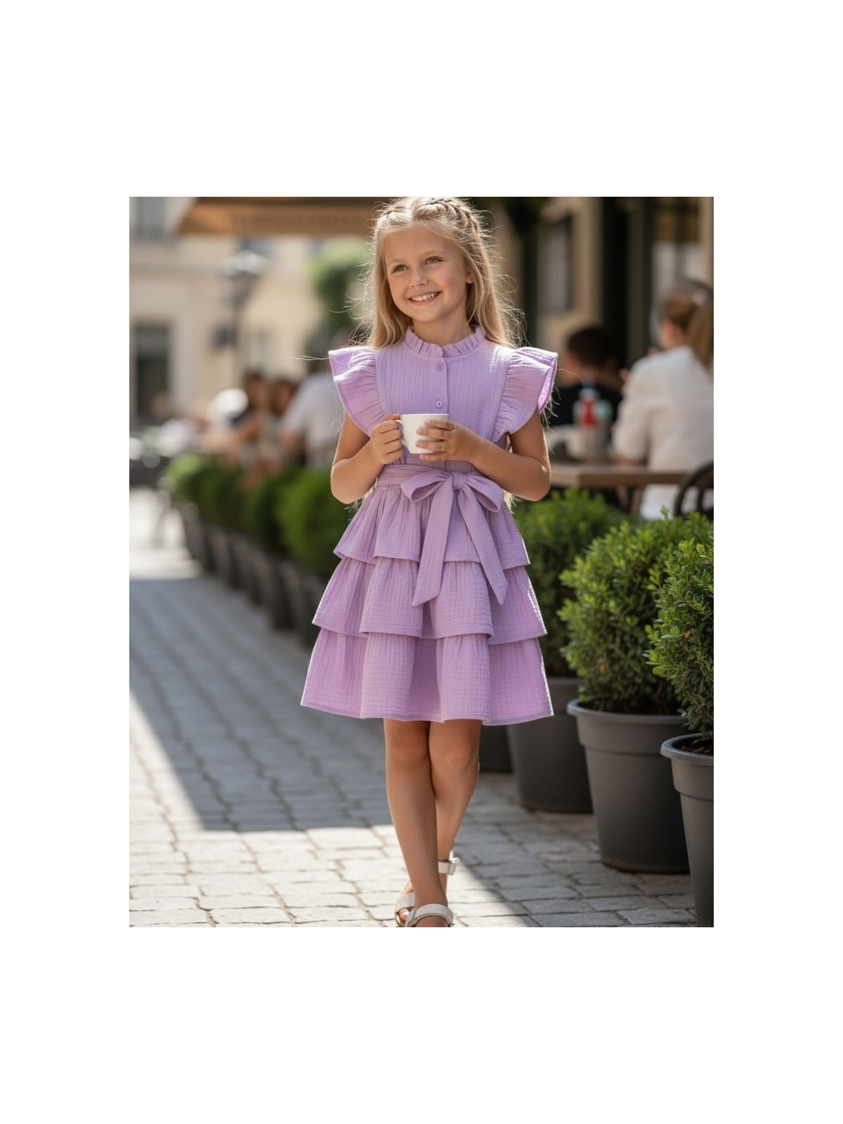 Dievčenské šaty MUSHELIN viac farieb