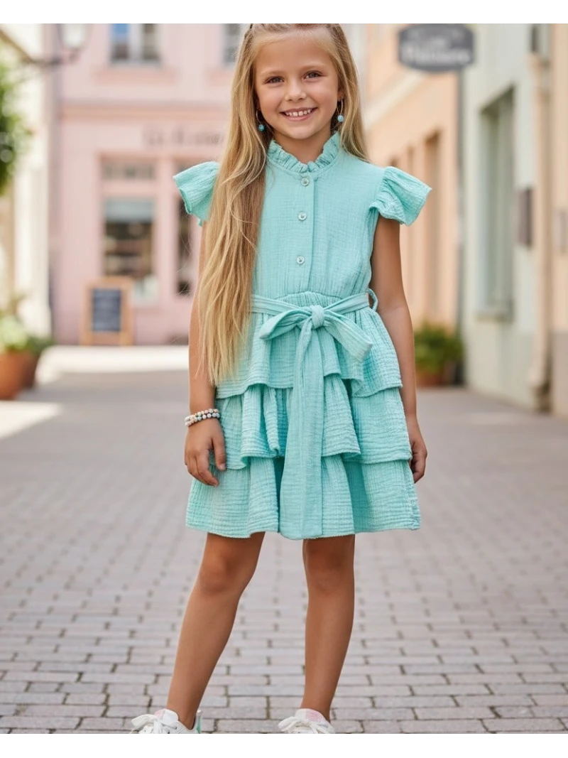 Dievčenské šaty MUSHELIN viac farieb