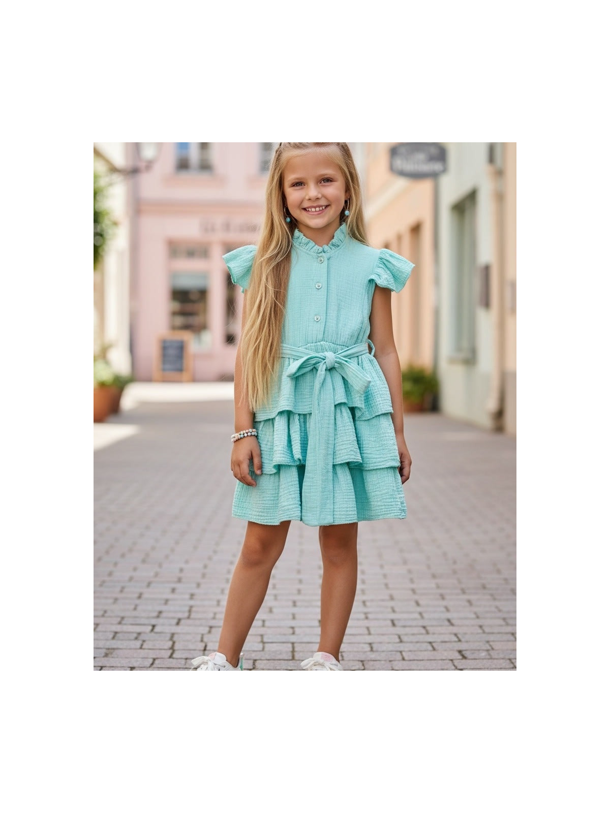 Dievčenské šaty MUSHELIN viac farieb