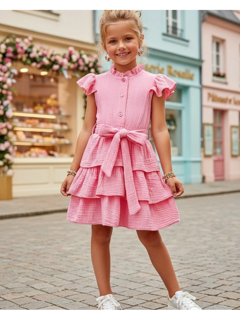 Dievčenské šaty MUSHELIN viac farieb