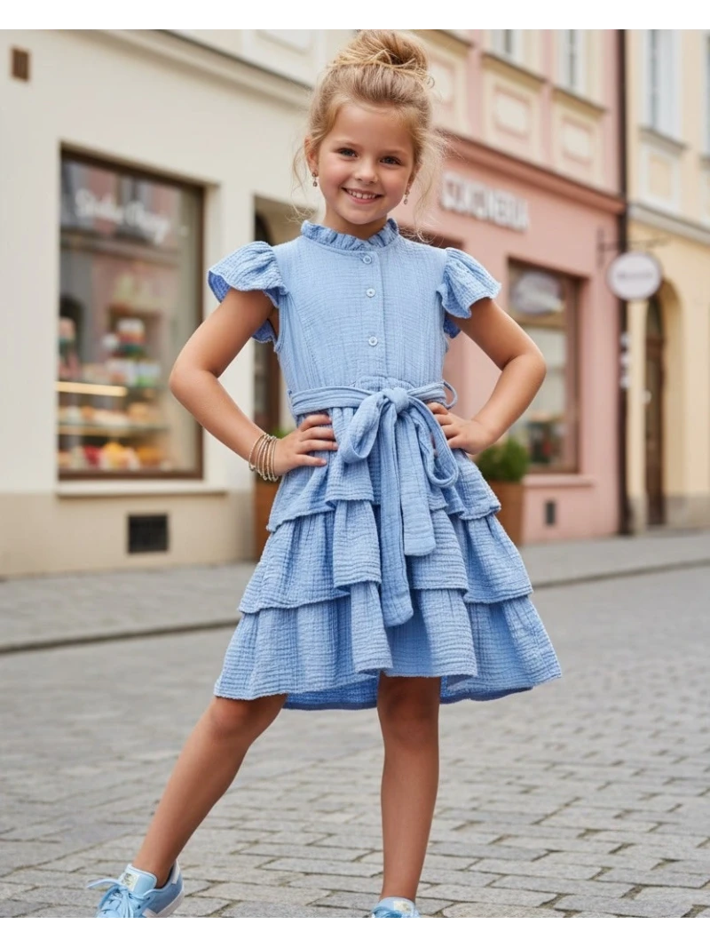 Dievčenské šaty MUSHELIN viac farieb