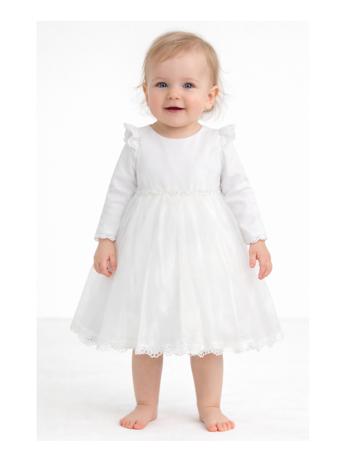 Dievčenské spoločenské šaty s tylom