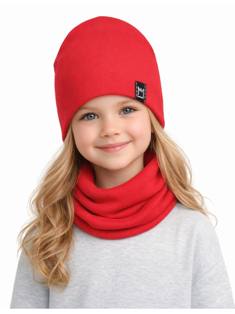 Dievčenská čiapka s nákrčnikom