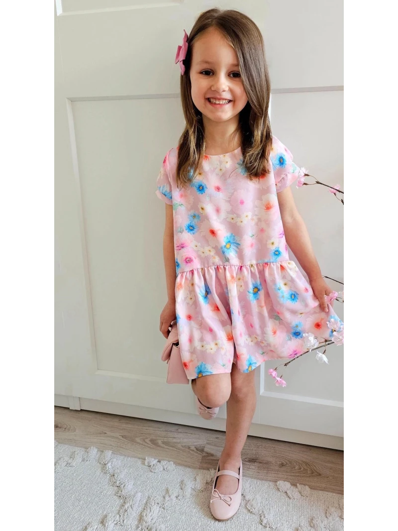 Dievčenské šaty s kvetmi Igomill