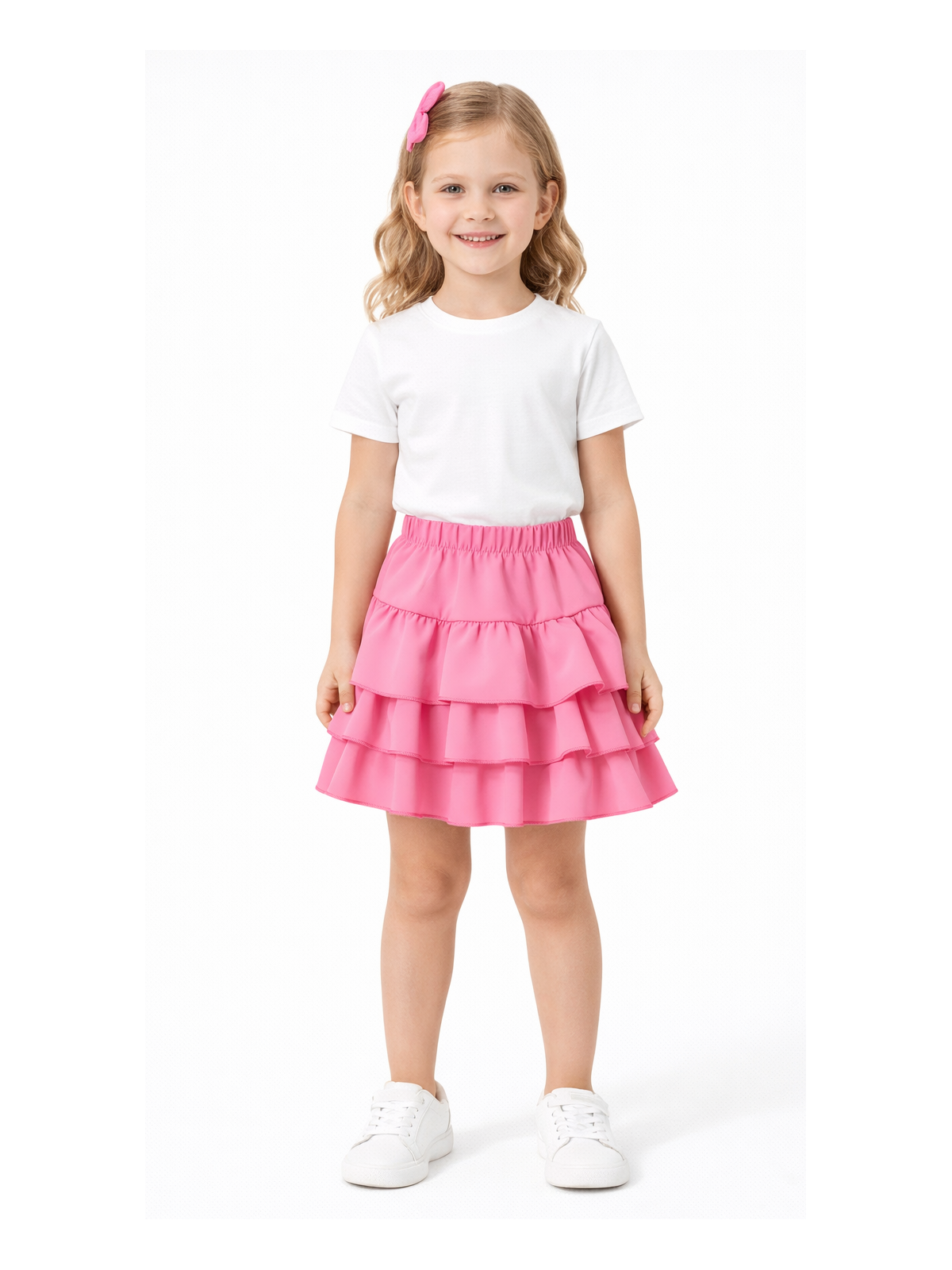 Dievčenská volánová sukňa 2 farby