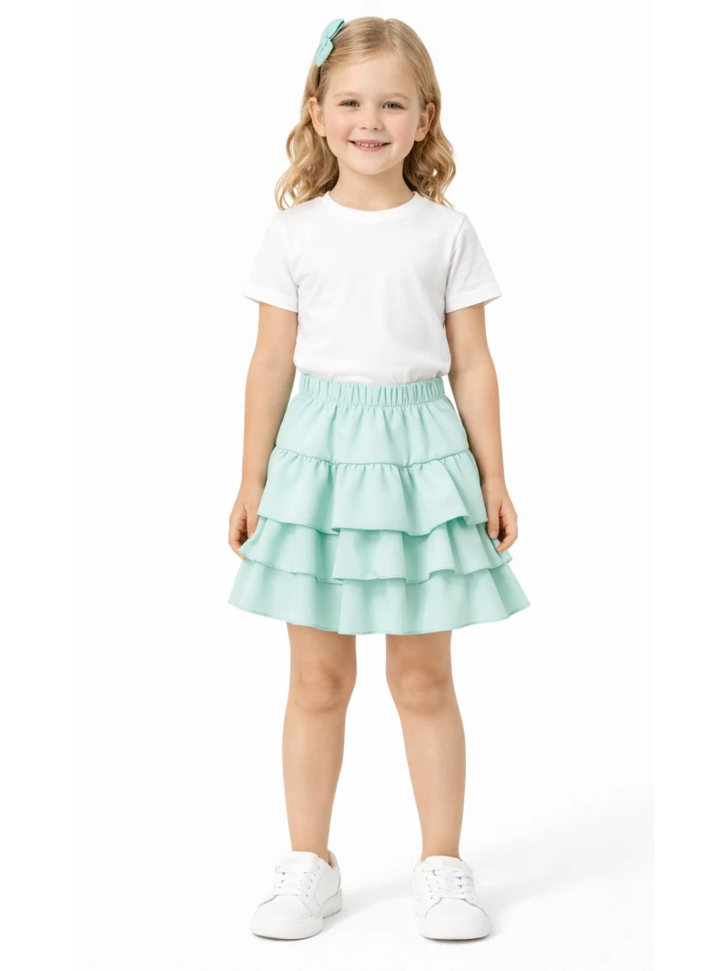 Dievčenská volánová sukňa 2 farby