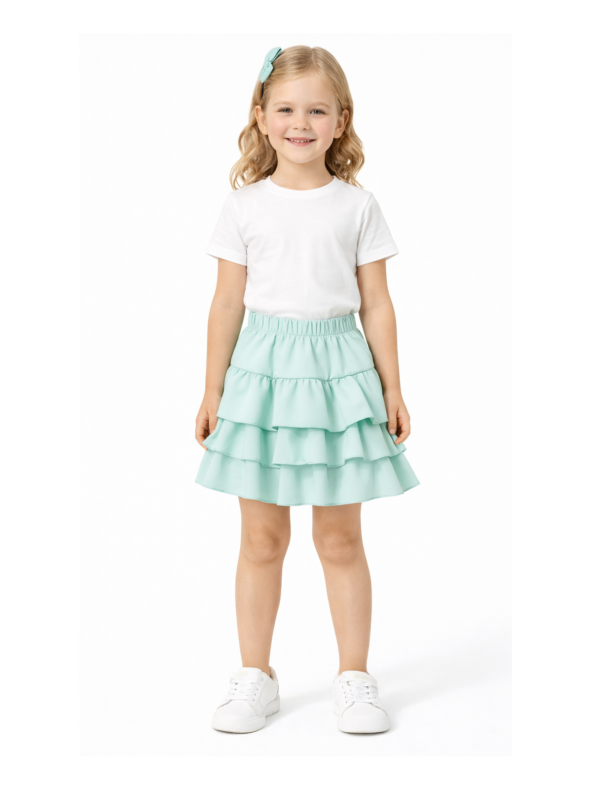Dievčenská volánová sukňa 2 farby