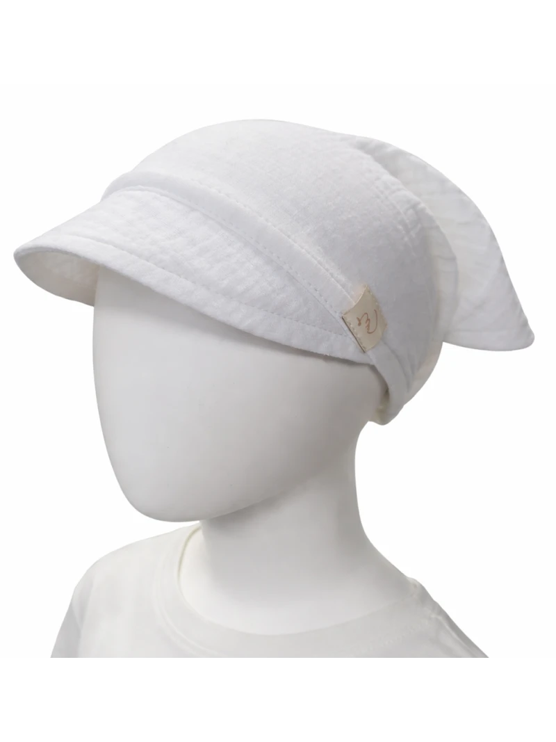 Mušelínová šatka so šiltom viac farieb