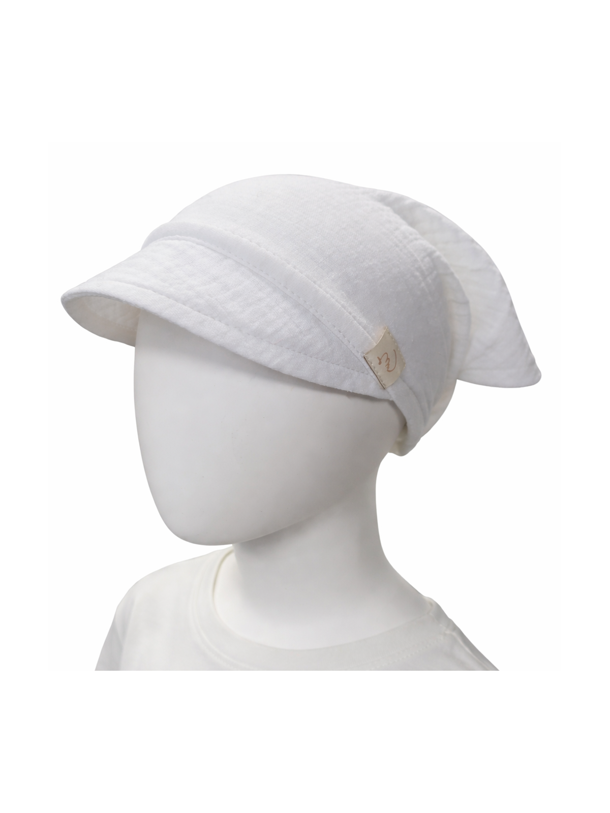 Mušelínová šatka so šiltom viac farieb