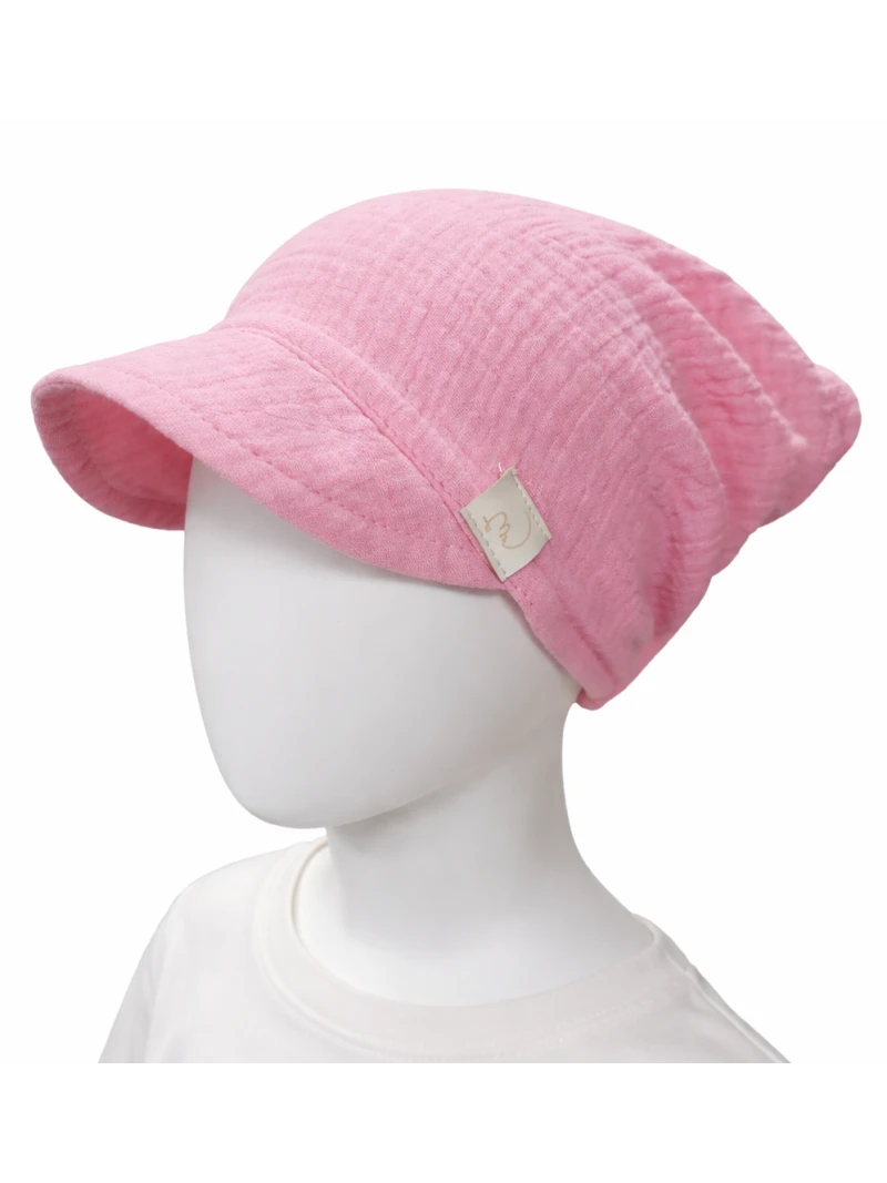 Mušelínová šatka so šiltom viac farieb