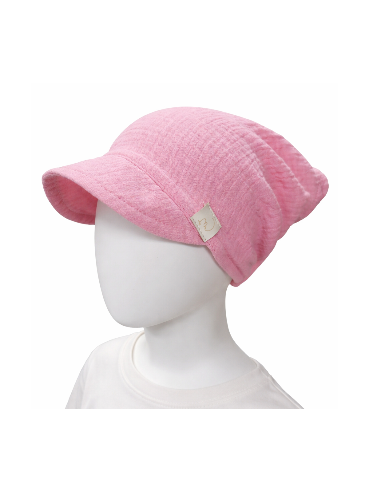 Mušelínová šatka so šiltom viac farieb