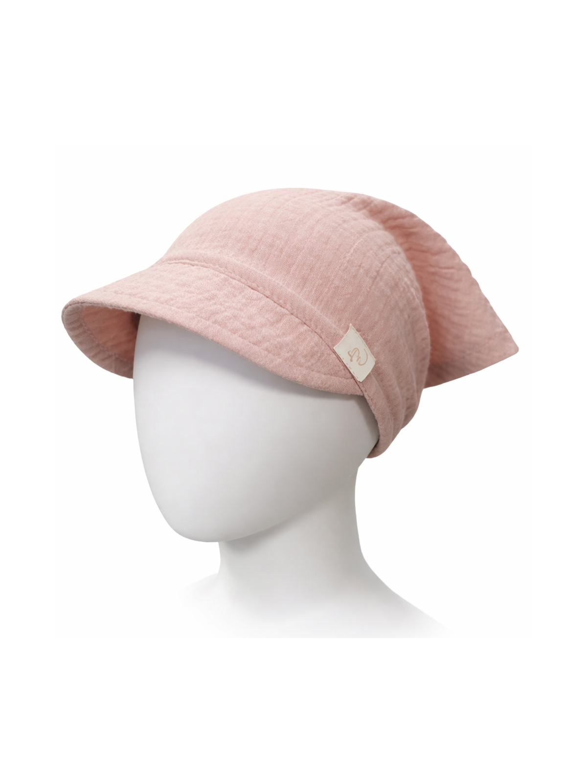 Mušelínová šatka so šiltom viac farieb