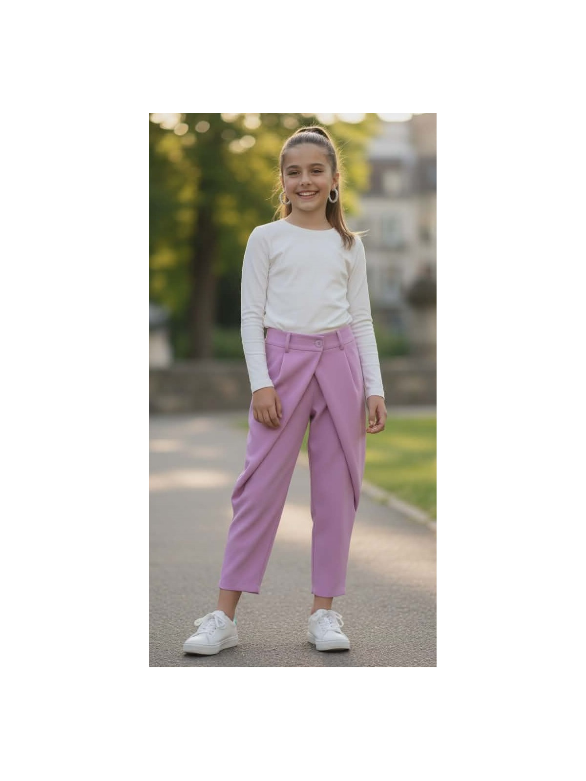 Dievčenské jarné nohavice 3 farby