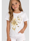 Dievčenské letné tričko s potlačou