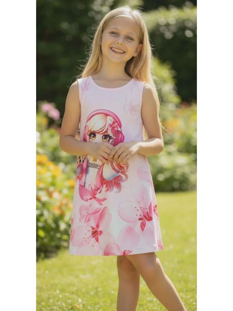 Dievčenská tunika s potlačou ROBLOX