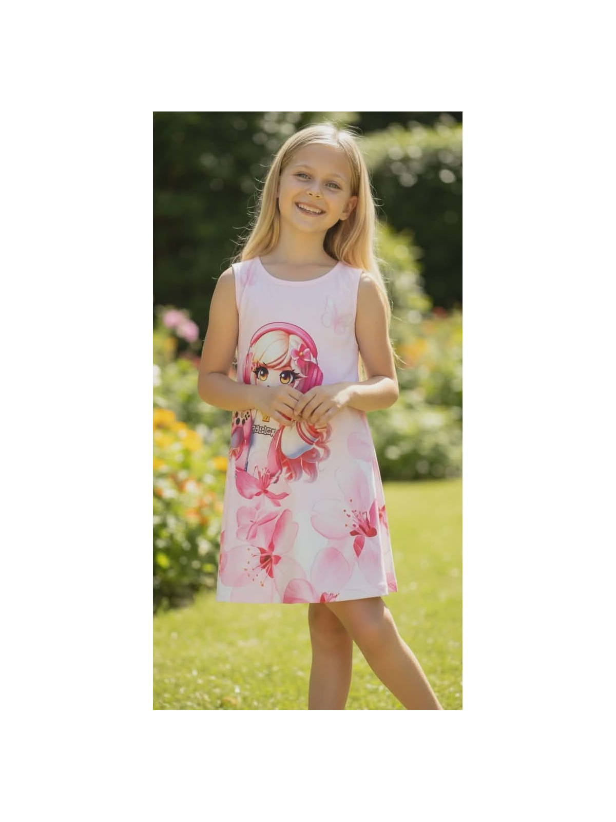 Dievčenská tunika s potlačou ROBLOX