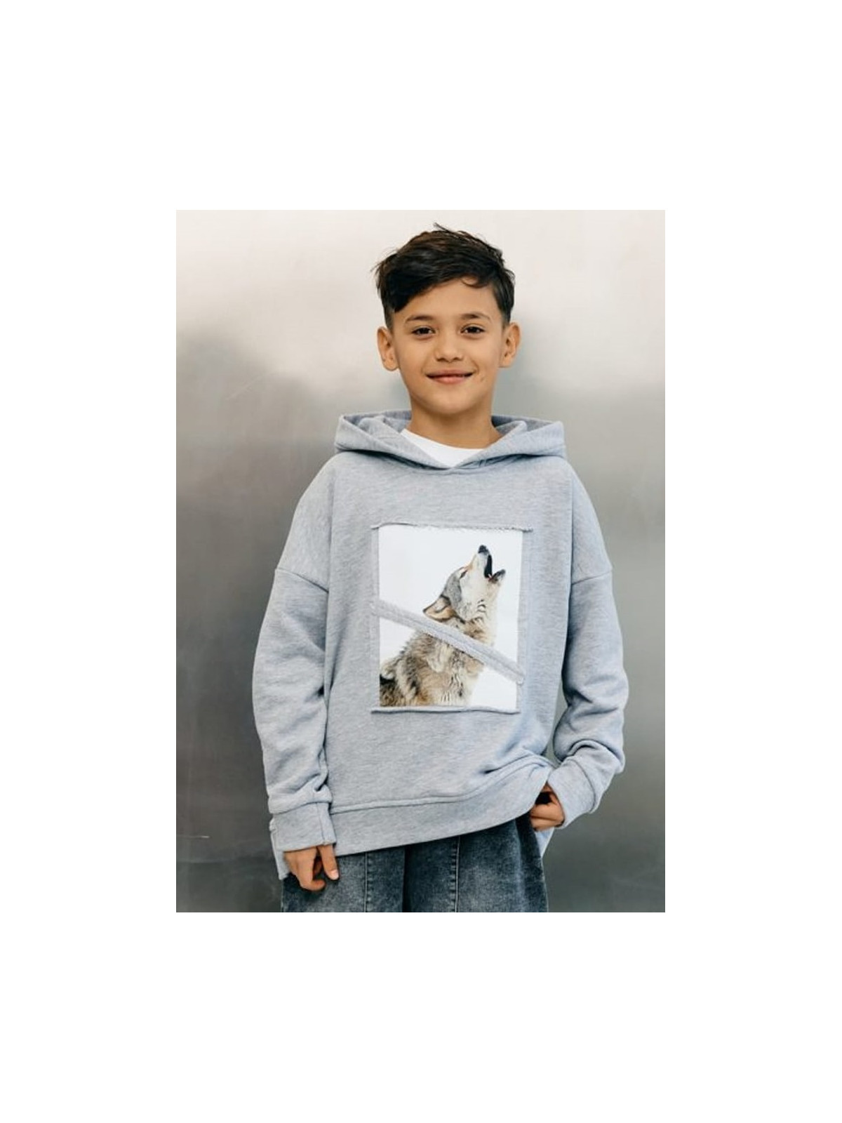 Chlapčenská mikina s vlkom Mashmnie