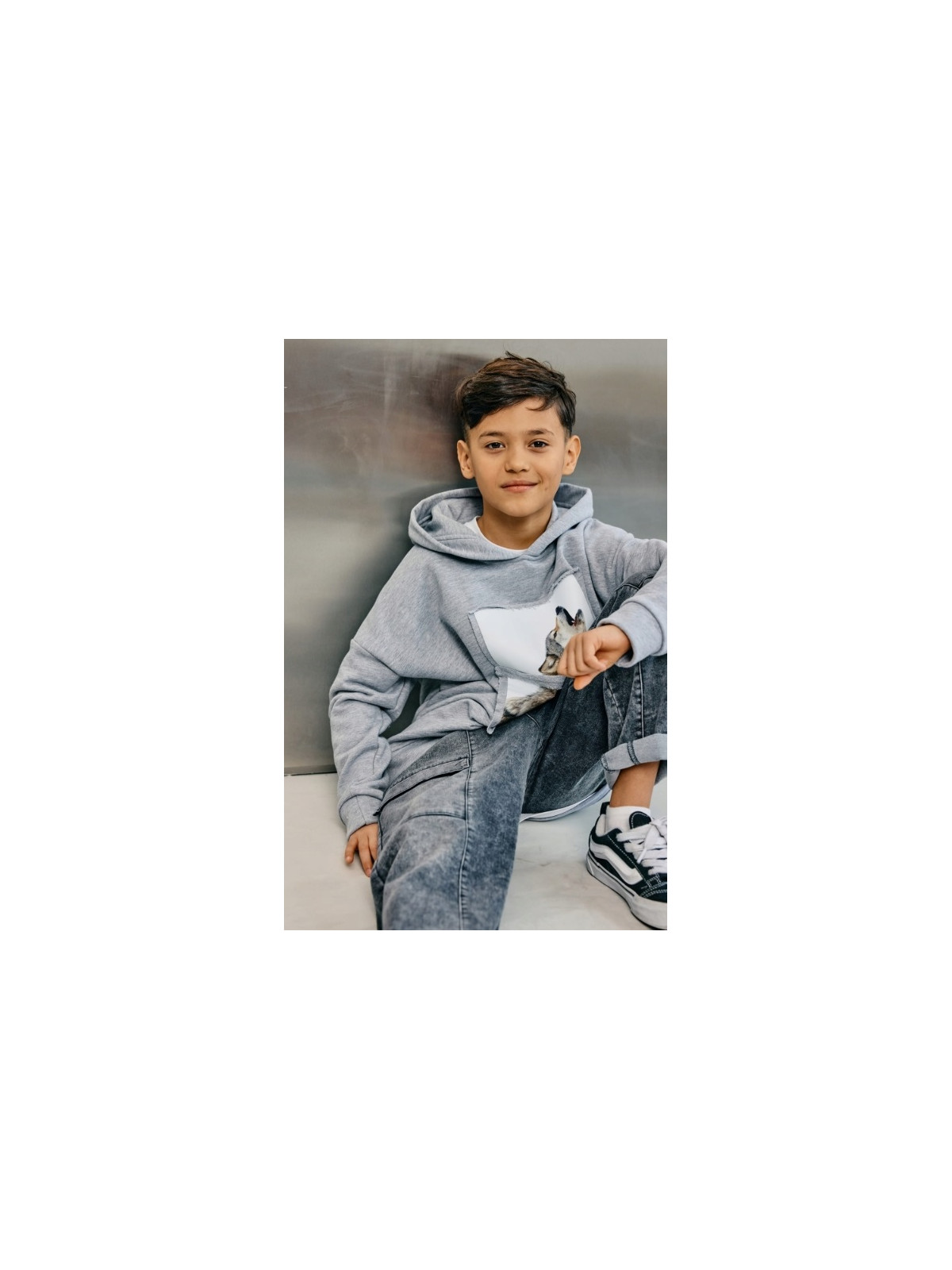 Chlapčenská mikina s vlkom Mashmnie