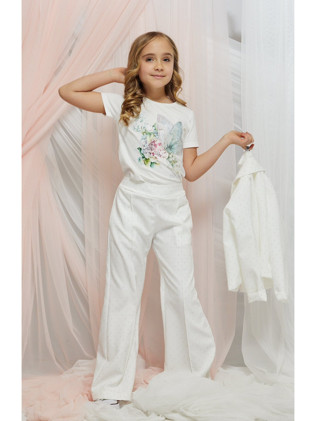 Dievčenský elegantný komplet Chill out