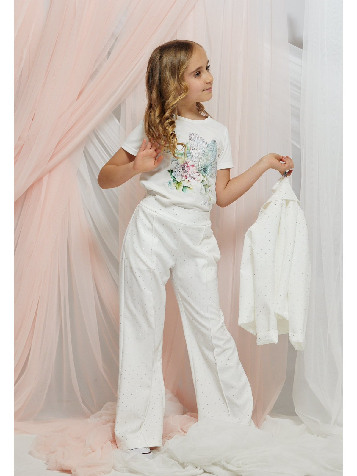 Dievčenský elegantný komplet Chill out