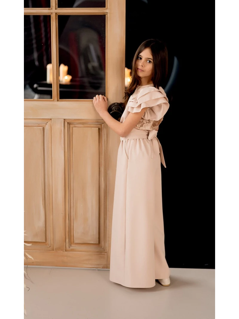 Dievčenský elegantný overal KIZ 2 farby