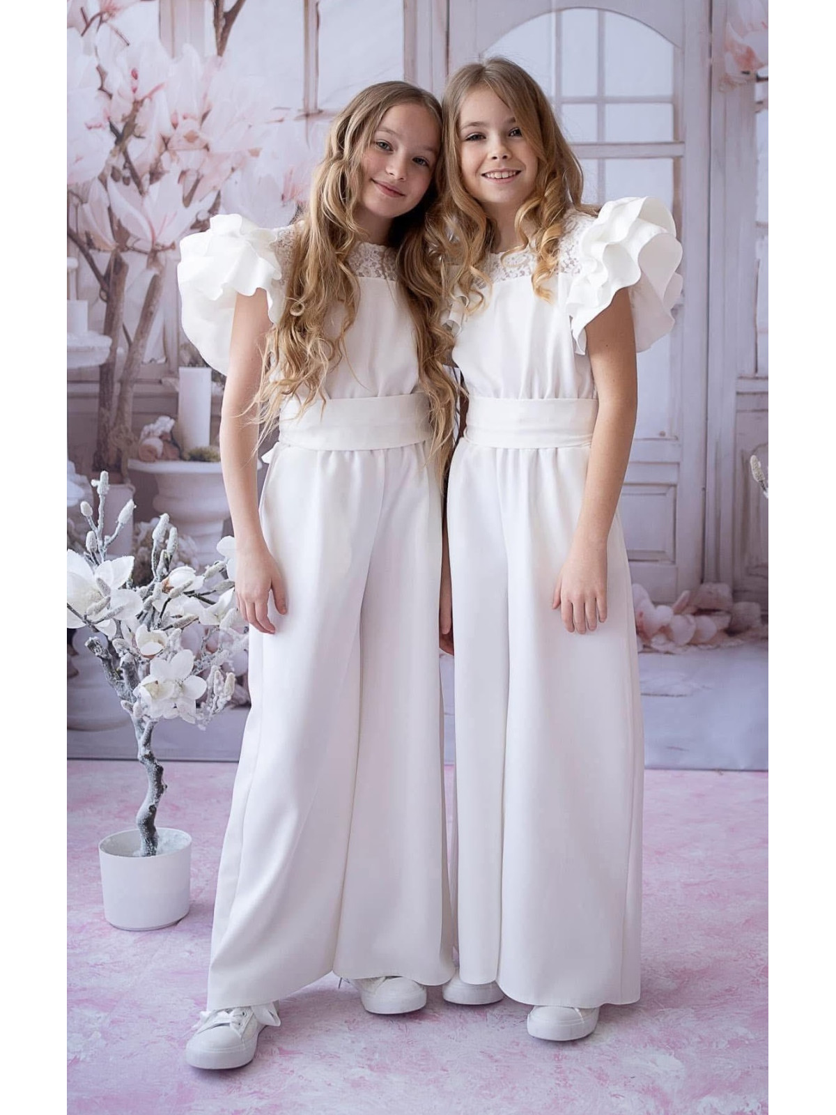 Dievčenský elegantný overal KIZ 2 farby