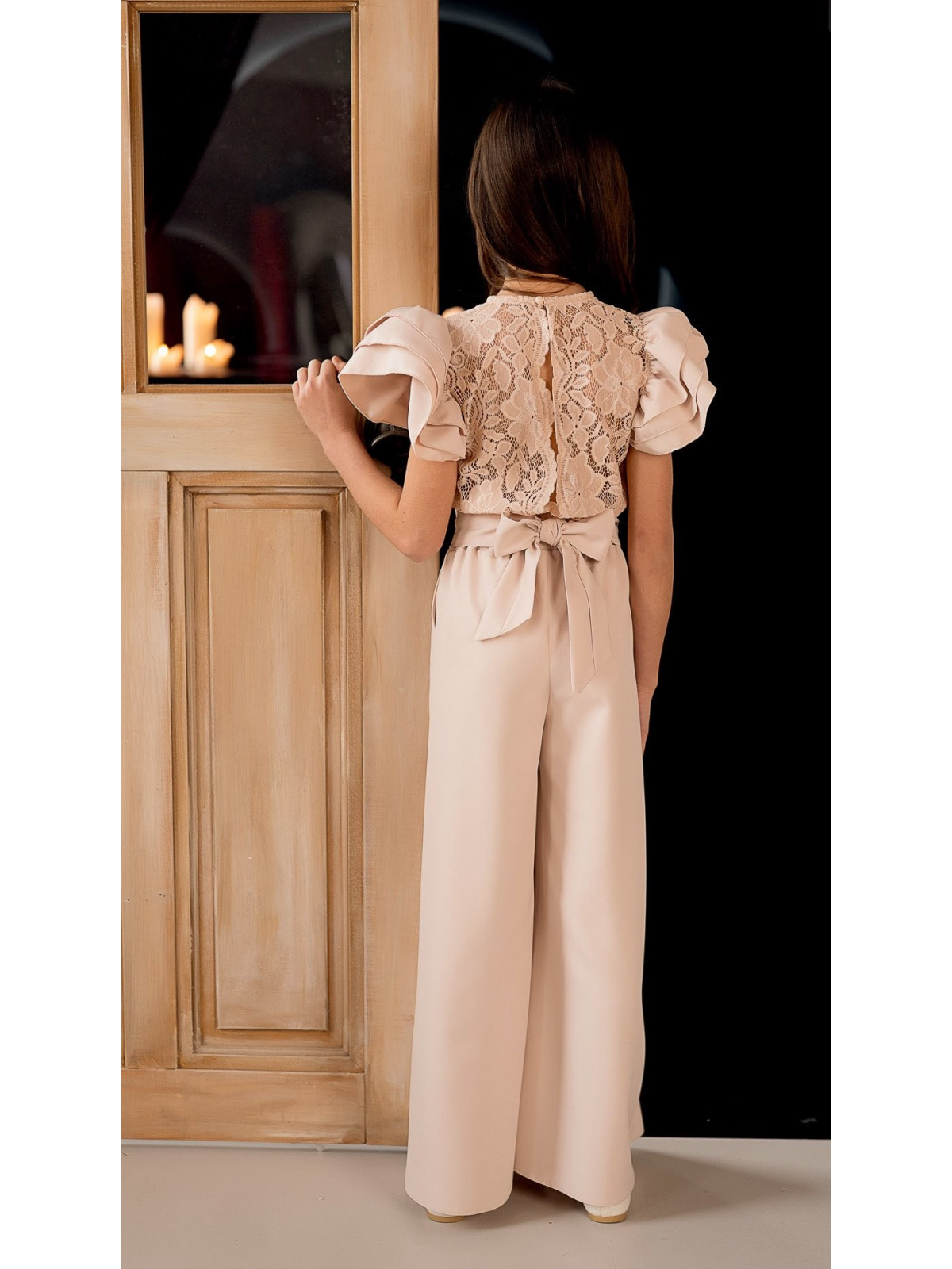 Dievčenský elegantný overal KIZ 2 farby