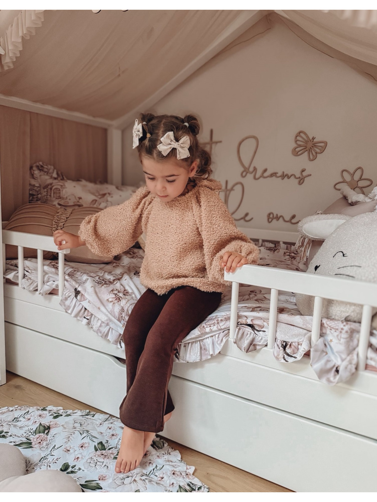 Dievčenské mierne zateplené legíny Kaya