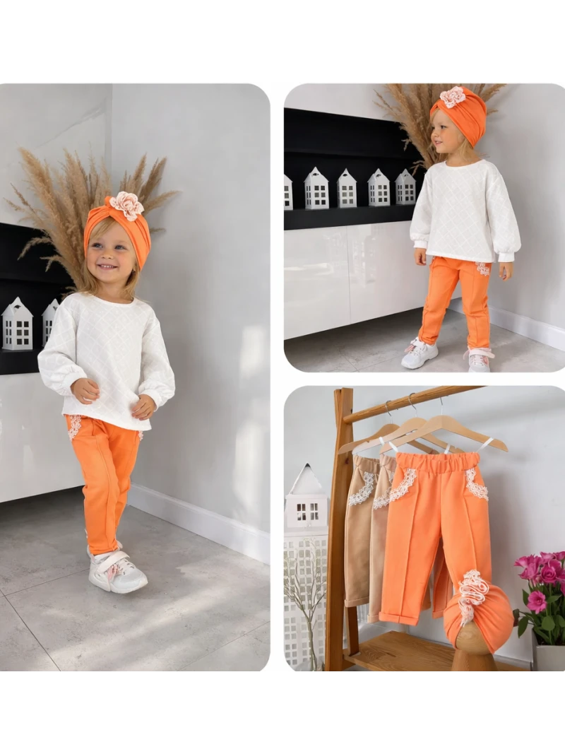 Dievčenské nohavice s turbanom Kaya